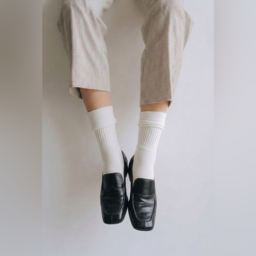 Vintage Miu Miu black leather Loafers size 8
